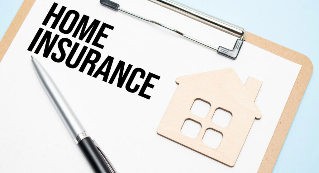 home insurance clipboard