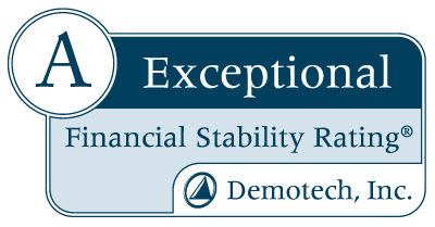 A Exceptional Financial Stability Rating by Demotech, Inc.